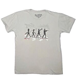 Mens T Shirt - The Walking Dead - Zombies, Rick, Daryl, Carl, Michonne - Size M